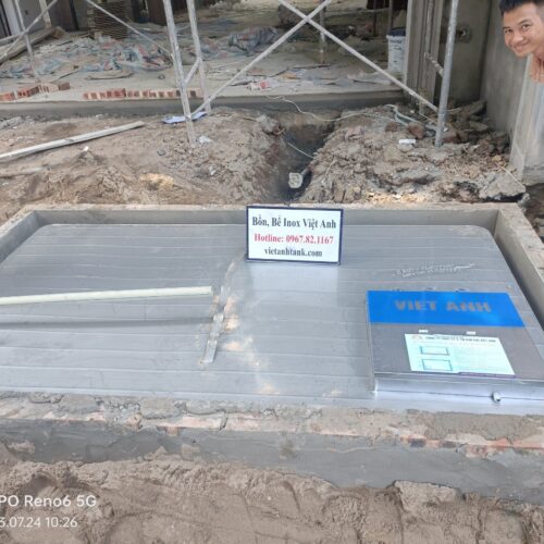 Bể nước ngầm inox Việt Anh