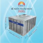 Bể nước ngầm Inox Việt Anh 3500l