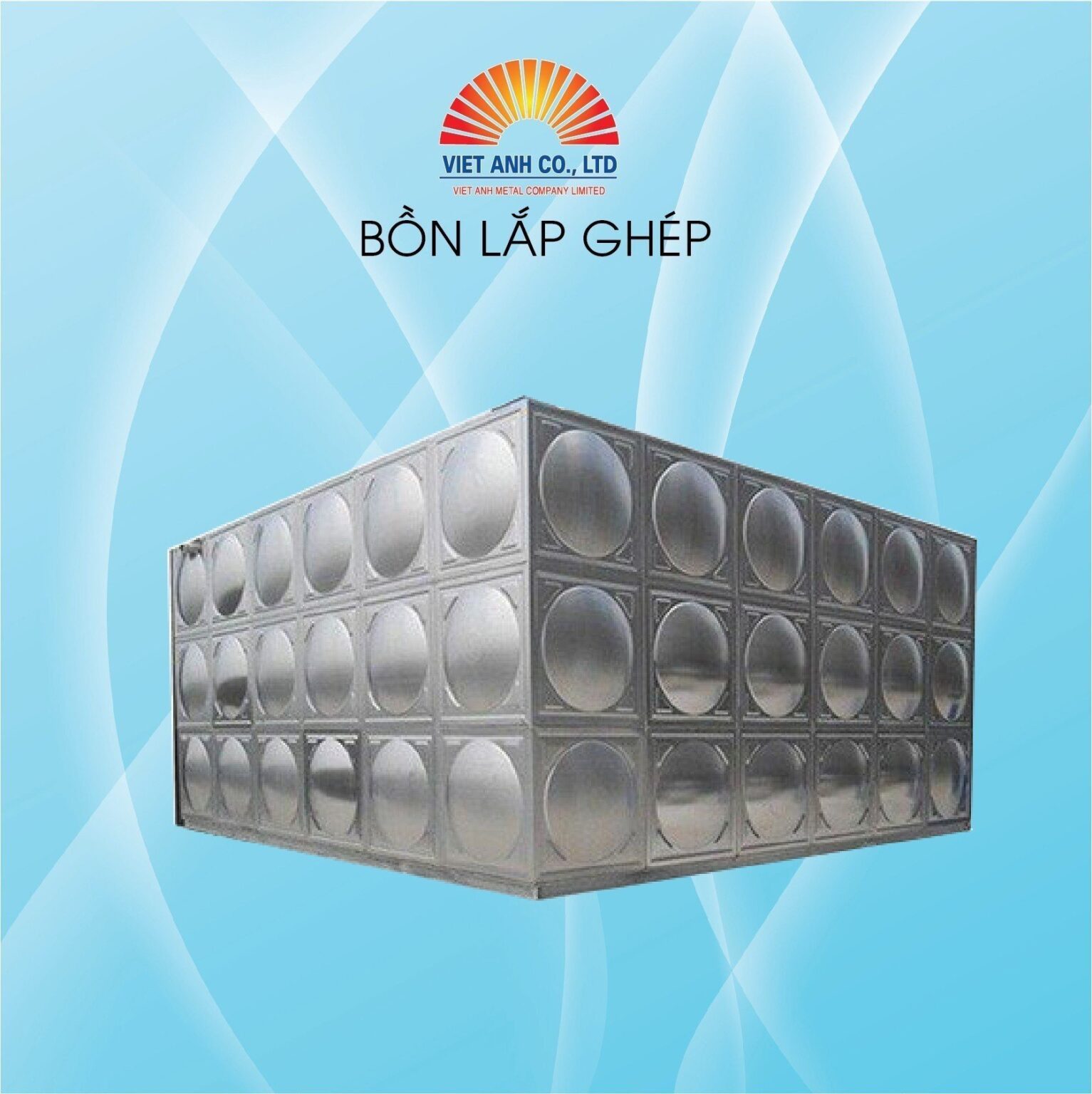 Bồn Bể Lắp Ghép Inox - Bồn bể Inox Việt Anh