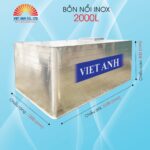 Bồn nổi Inox Việt Anh 2000l