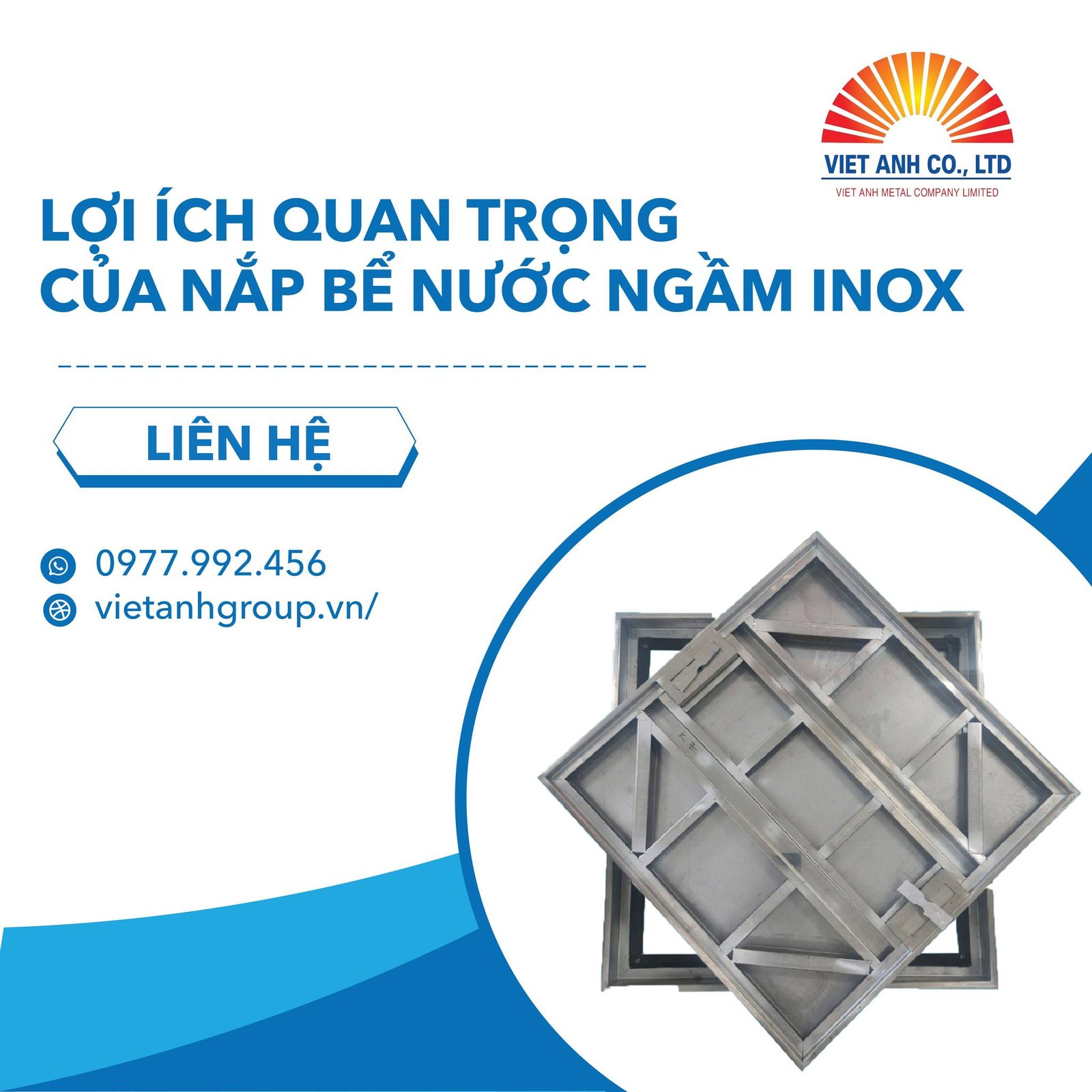 Lợi ích quan trọng của nắp bể nước ngầm Inox