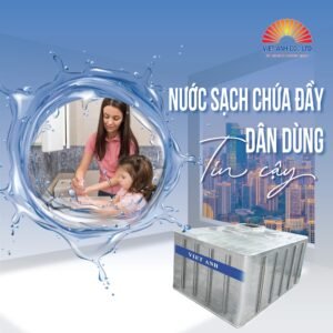 Bồn bể inox chứa đầy nước sạch - người dân tin cậy yên tâm dùng