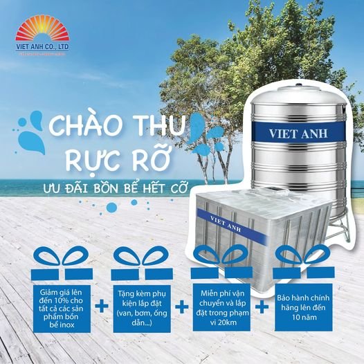 Chào thu rực rỡ, ưu đãi bồn bể hết cỡ