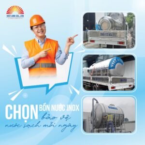 Chọn bồn nước inox-chọn bảo vệ nước sạch mỗi ngày