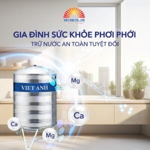 Gia đình sức khỏe phơi phới-trữ nước an toàn tuyệt đối