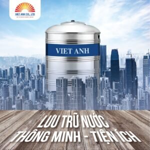 Lưu trữ nước thông minh - tiện lợi với bồn nước inox