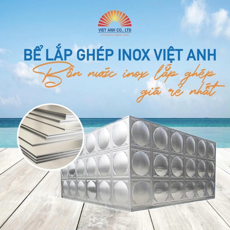 Bồn nước lắp ghép inox - giải pháp lưu trữ nước tối ưu