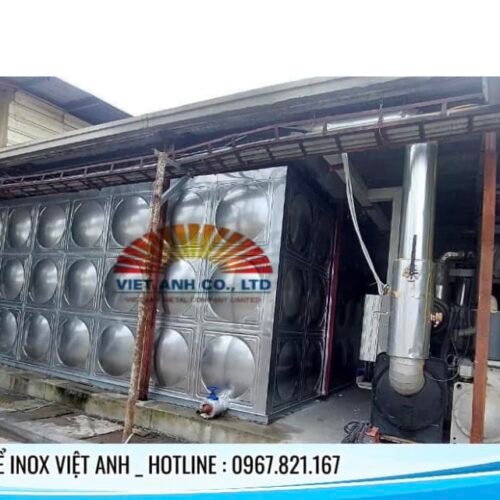 Sản xuất và lắp đặt bồn bảo ôn lắp ghép Inox dung tích 150m3