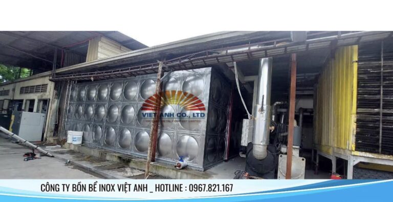 Sản xuất và lắp đặt bồn bảo ôn lắp ghép Inox dung tích 150m3