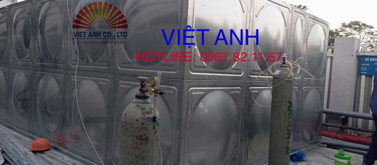 Bồn lắp ghép Inox Việt Anh được sử dụng rộng rãi