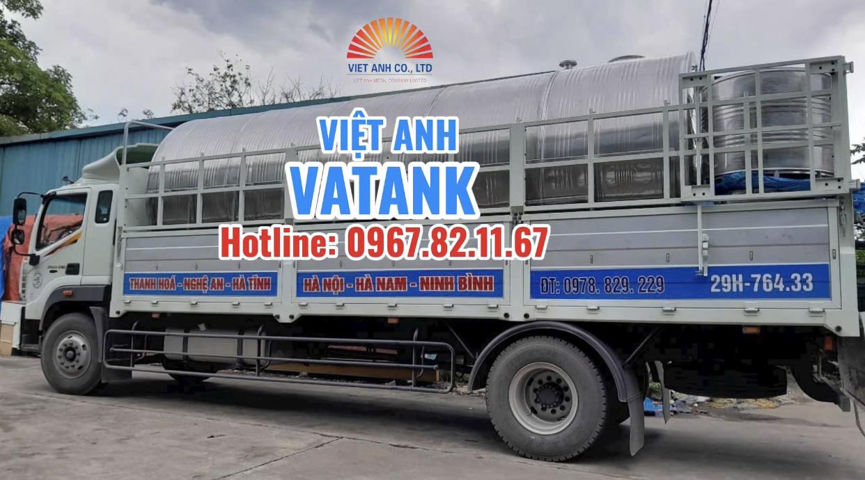 Giao bồn bảo ôn Inox dung tích lớn tới Nghệ An