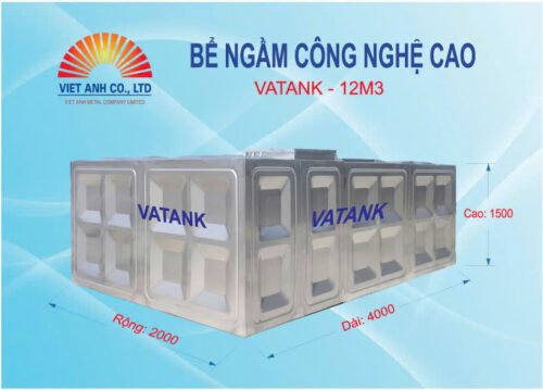 Bể ngầm inox công nghệ cao