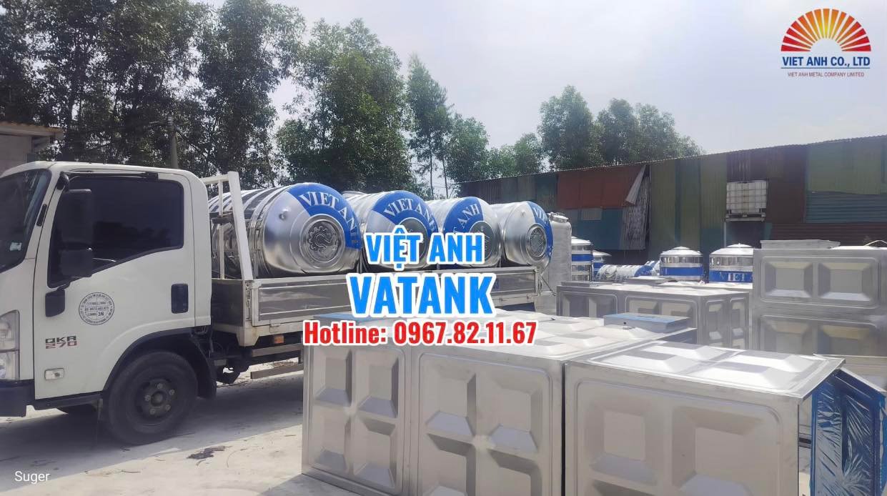Bồn nước inox Việt Anh VATANK - Giải pháp trữ nước an tâm cho mọi gia đình
