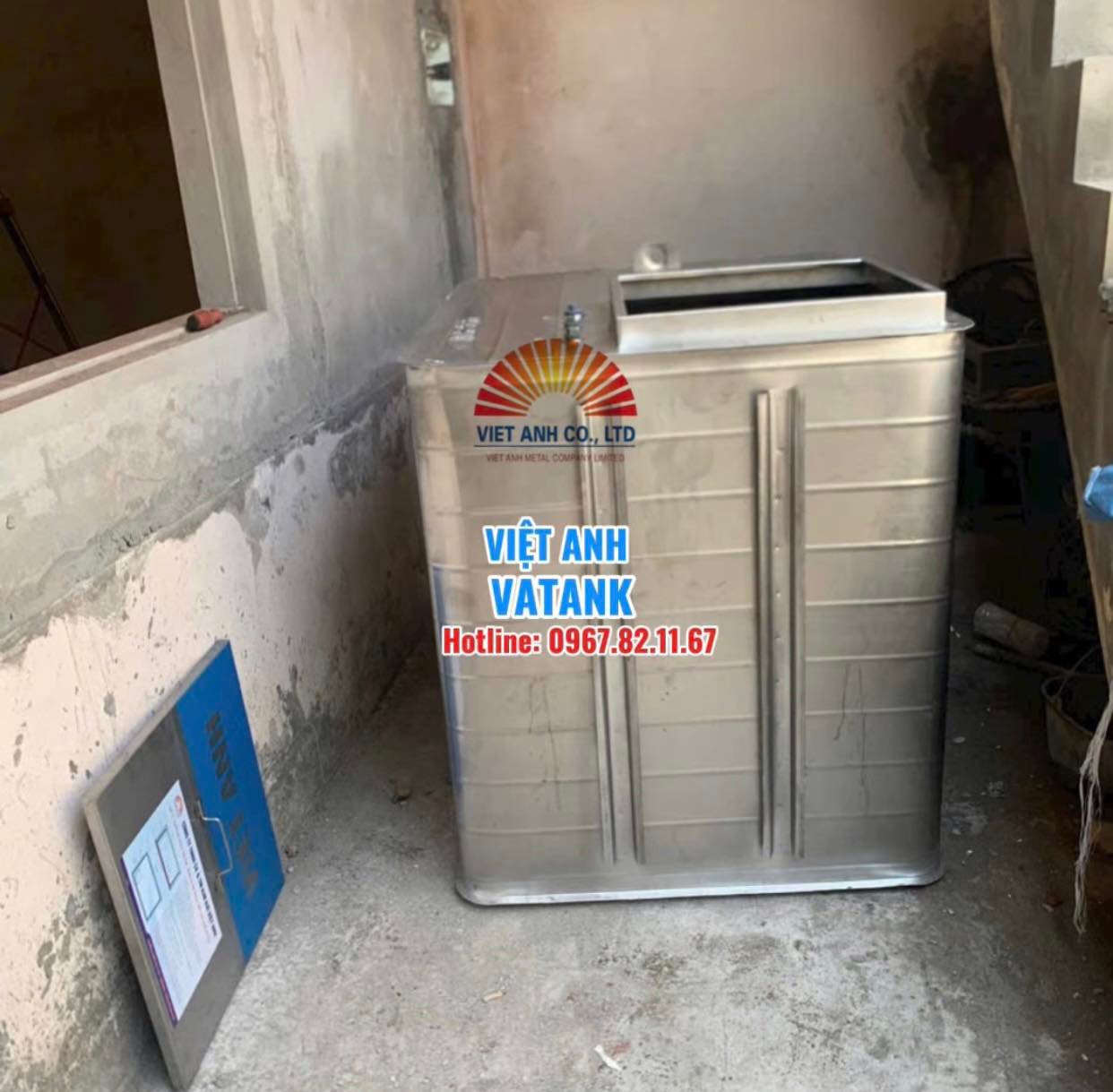 Bồn bể inox Việt Anh - Đồng hành cùng bạn bảo vệ nguồn nước sạch