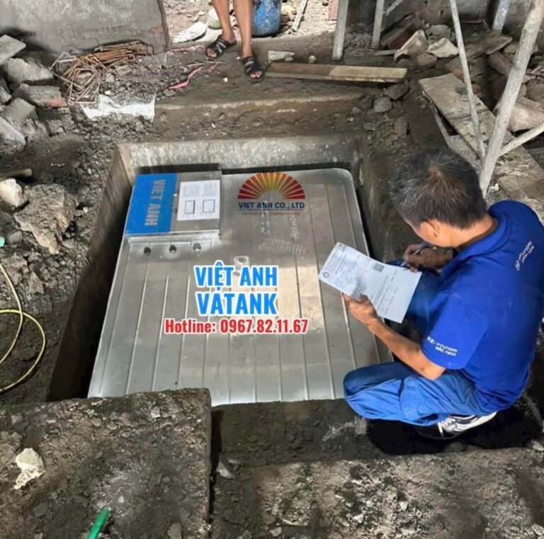 Bồn bể ngầm inox Việt Anh VATANK - Giải pháp trữ nước an toàn cho mọi công trình