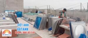 Công trình thi công lắp đặt bể lắp ghép inox 420m3