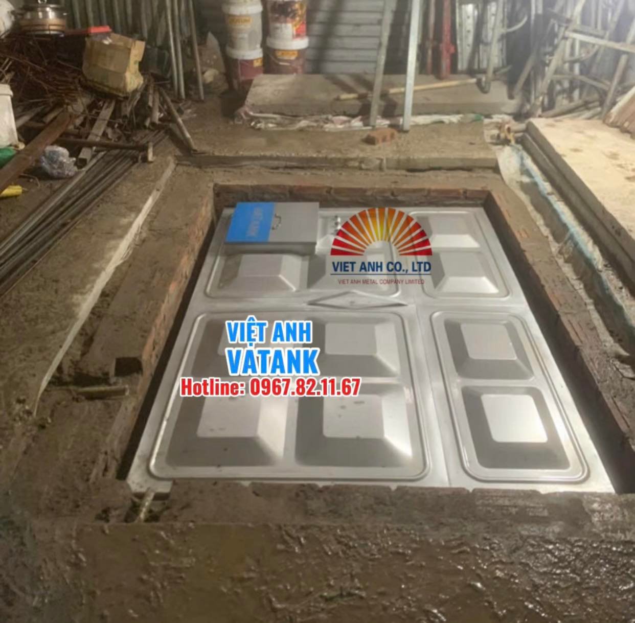 Bồn bể inox công nghệ cao đến tay khách hàng