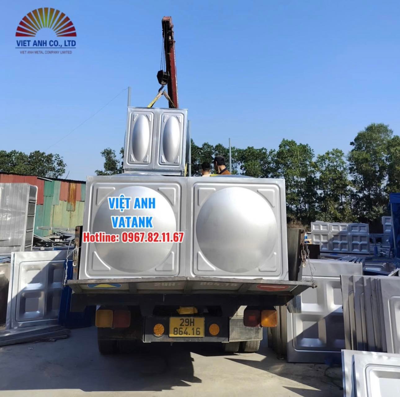 Bồn nước inox lắp ghép Việt Anh VATANK tại Thái Nguyên