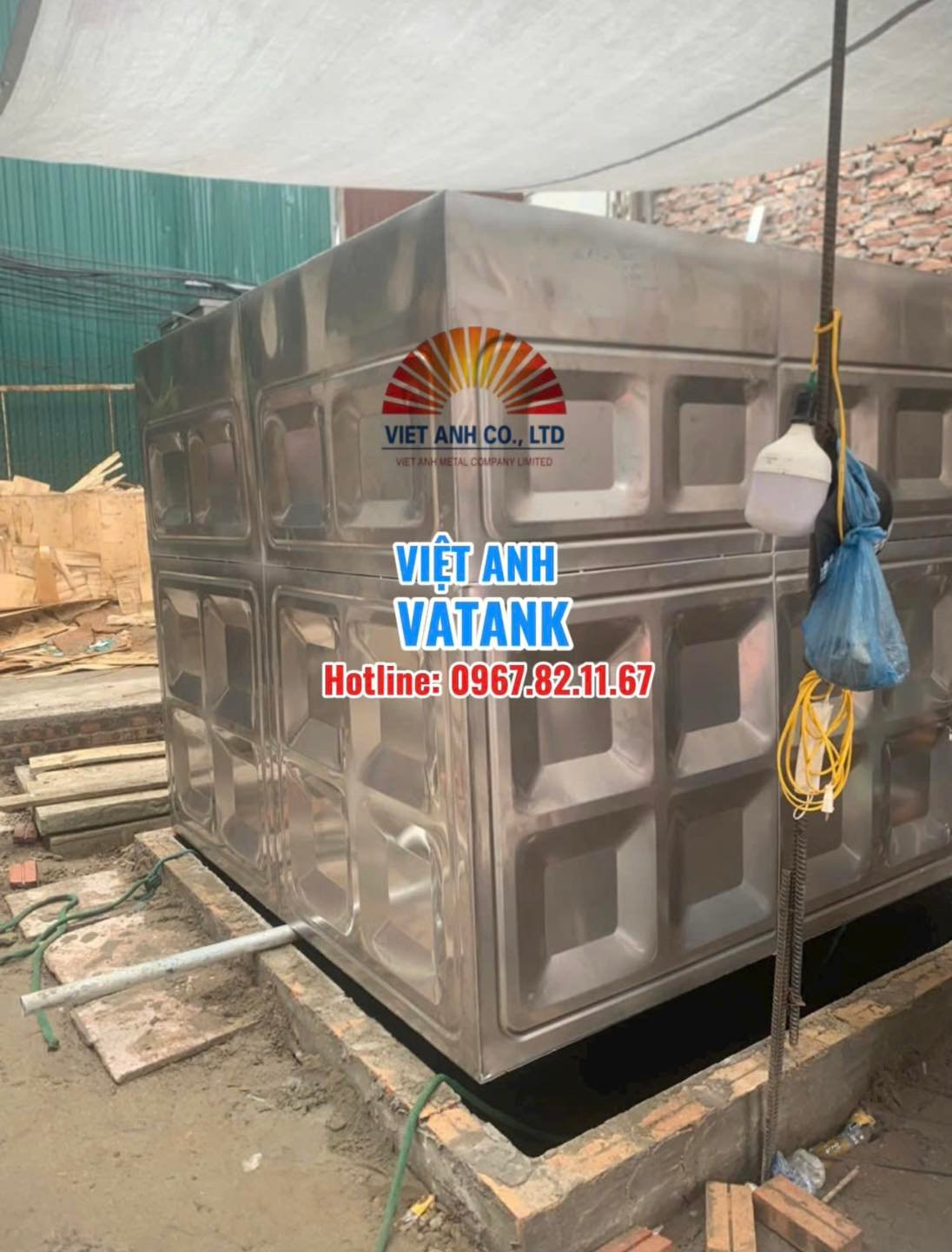 Bồn nước inox CÔNG NGHỆ CAO Việt Anh VATANK được phát triển theo chuẩn công nghệ mới