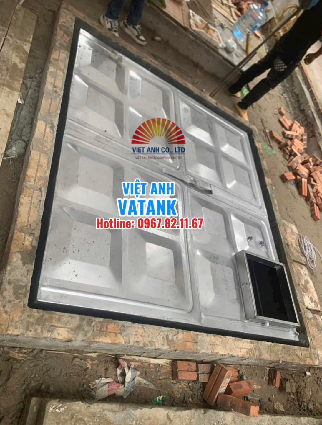 Bồn nước inox CÔNG NGHỆ CAO Việt Anh VATANK được phát triển theo chuẩn công nghệ mới