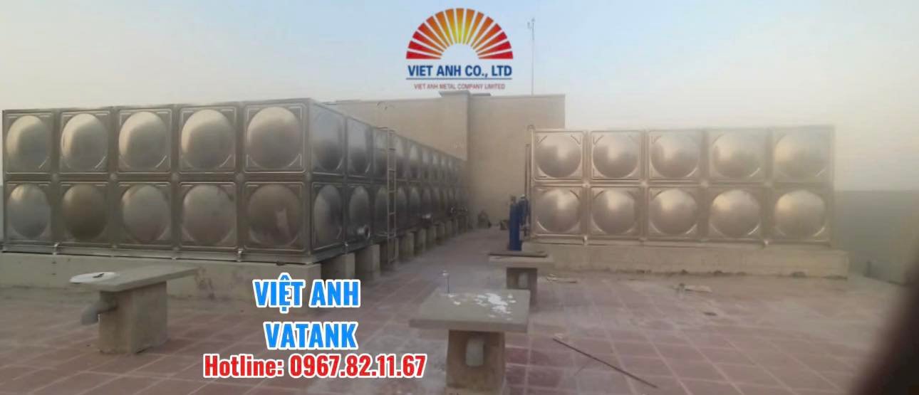 Lắp đặt và hoàn thiện bể lắp ghép inox 500m³ tại HẢI PHÒNG