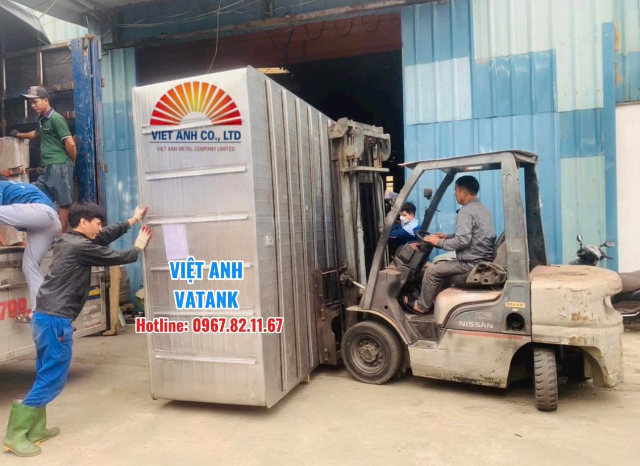 Xuất xưởng bể ngầm inox siêu to, siêu khủng cho khách hàng VIP