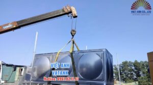 Bể nước inox lắp ghép hoàn thiện thương hiệu Việt Anh VaTank