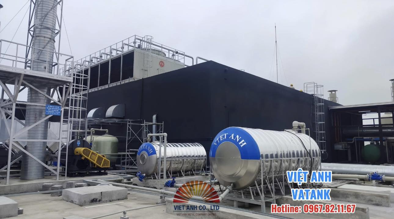 Gia công bồn tank inox công nghiệp theo tiêu chuẩn nhà máy