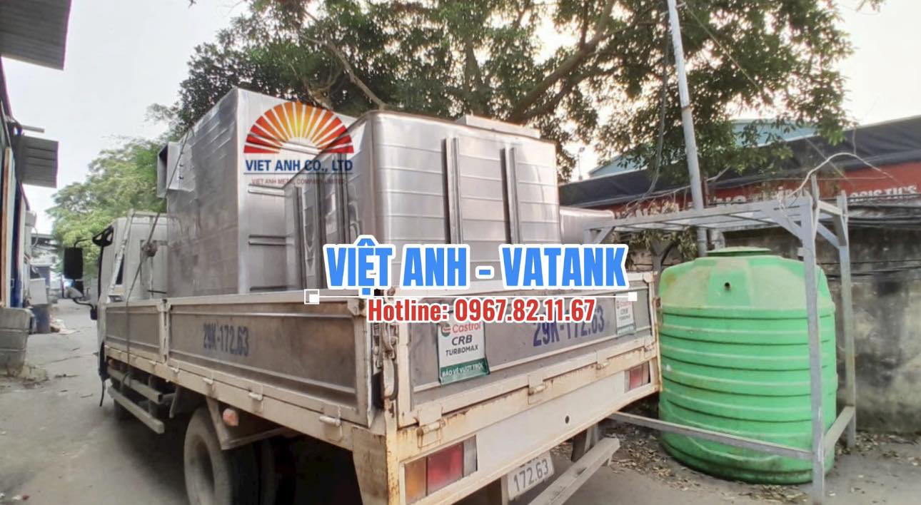 Chất liệu inox cao cấp của bể ngầm Việt Anh Vatank chống ăn mòn