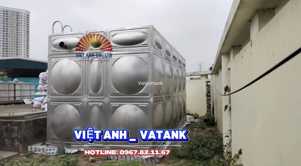 Lắp đặt bể inox lắp ghép VATANK thi công nhanh chóng và chính xác