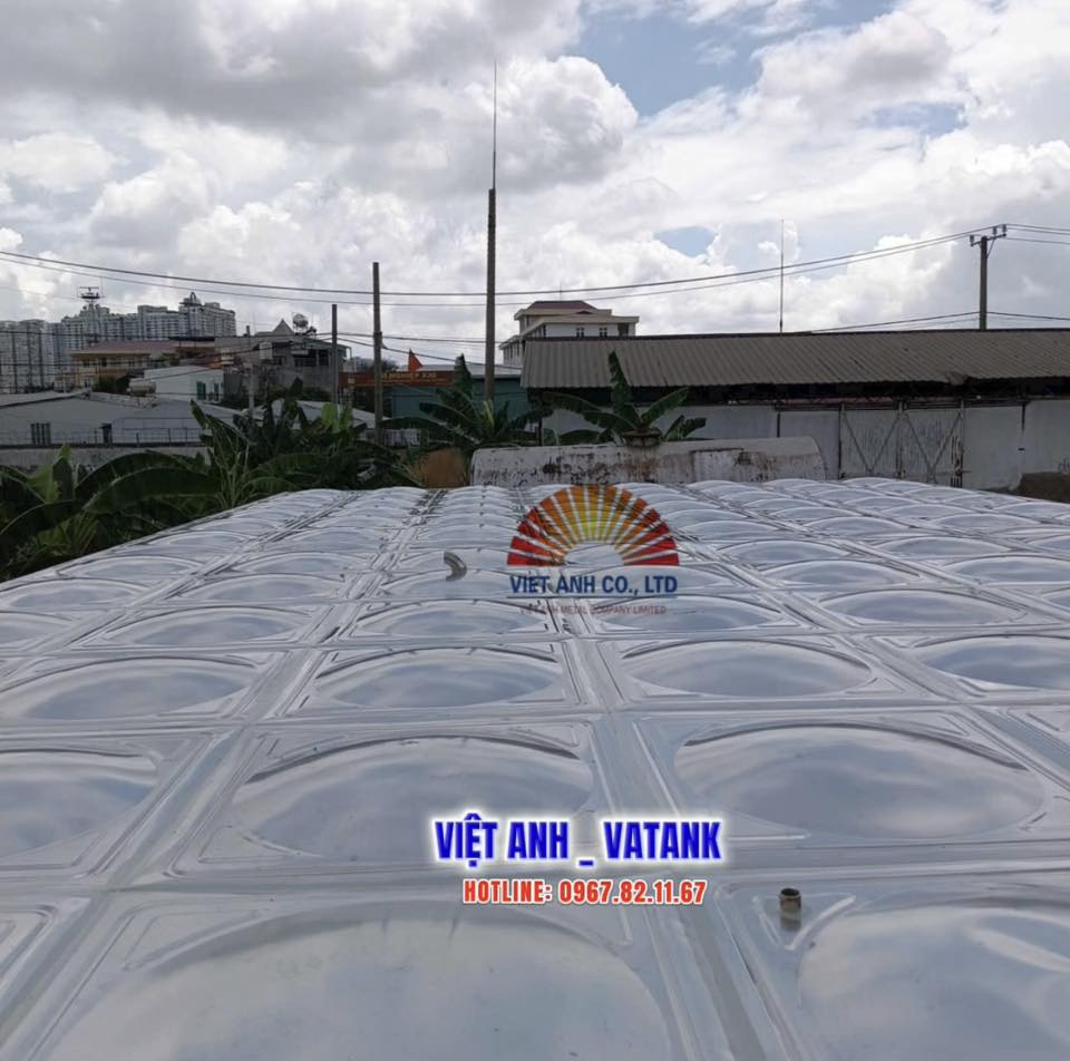 Bể inox 304 lắp ghép tại TP. Hồ Chí Minh do Việt Anh VATANK thi công